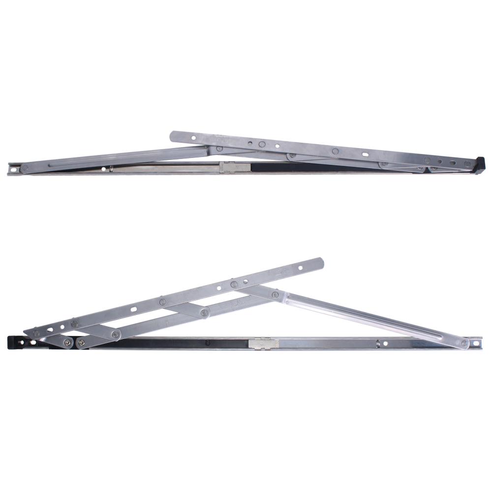 ASEC Restricted Top Hung Friction Hinge Pair 13mm 600mm - Stainless Steel