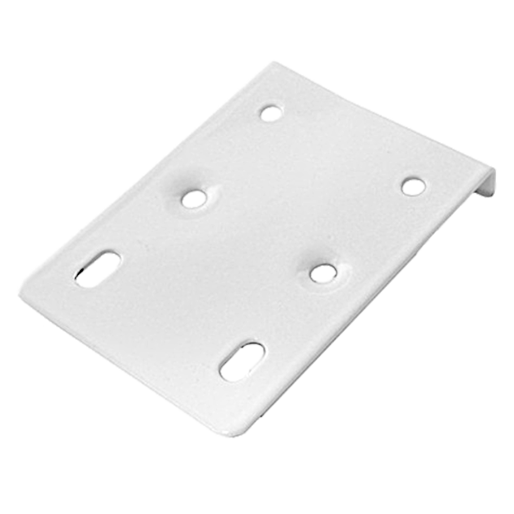 ASEC Cabinet Hinge Repair Plate 75mm X 10mm X 55mm White