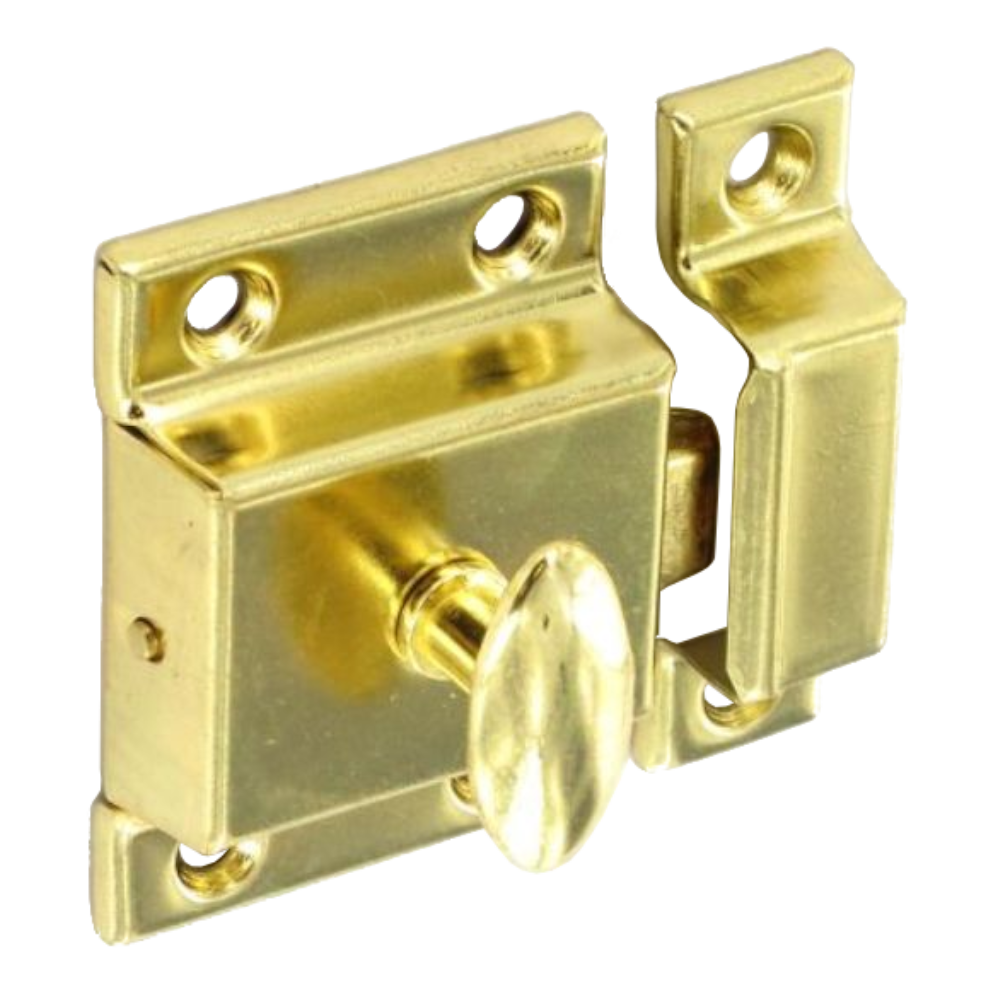 ASEC Cupboard Turn 50mm Plated - Brass