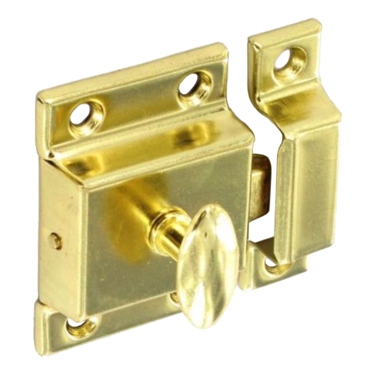 ASEC Cupboard Turn 50mm Plated - Brass