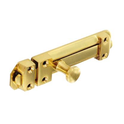 ASEC Heavy Door Bolt Brass 150mm - Brass