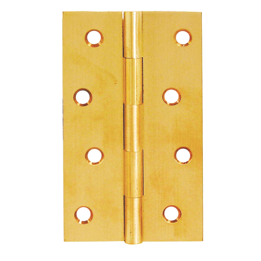 ASEC Solid Drawn Hinge 75mm - Satin Brass