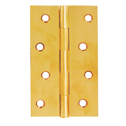 ASEC Solid Drawn Hinge 75mm - Satin Brass