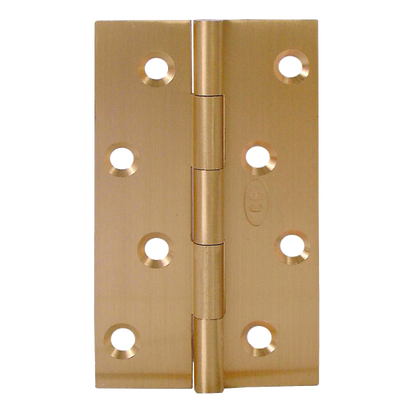 ASEC Solid Drawn Hinge 102mm - Satin Brass