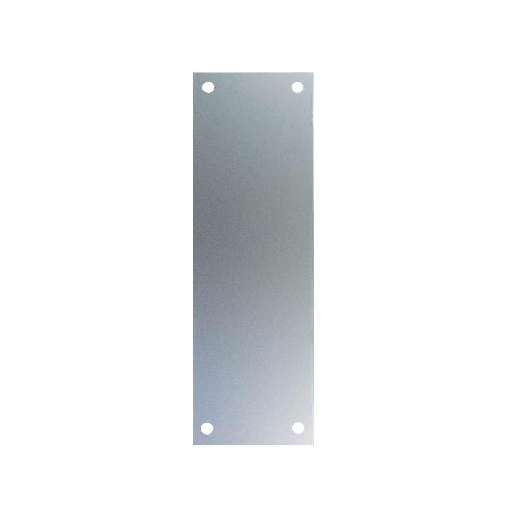 ASEC 75mm Wide Aluminium Finger Plate 225mm - Anodised Aluminium