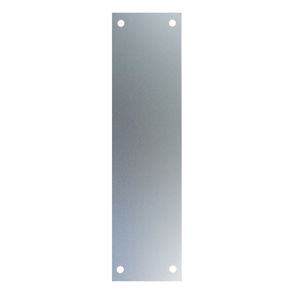 ASEC 75mm Wide Aluminium Finger Plate 300mm - Anodised Aluminium