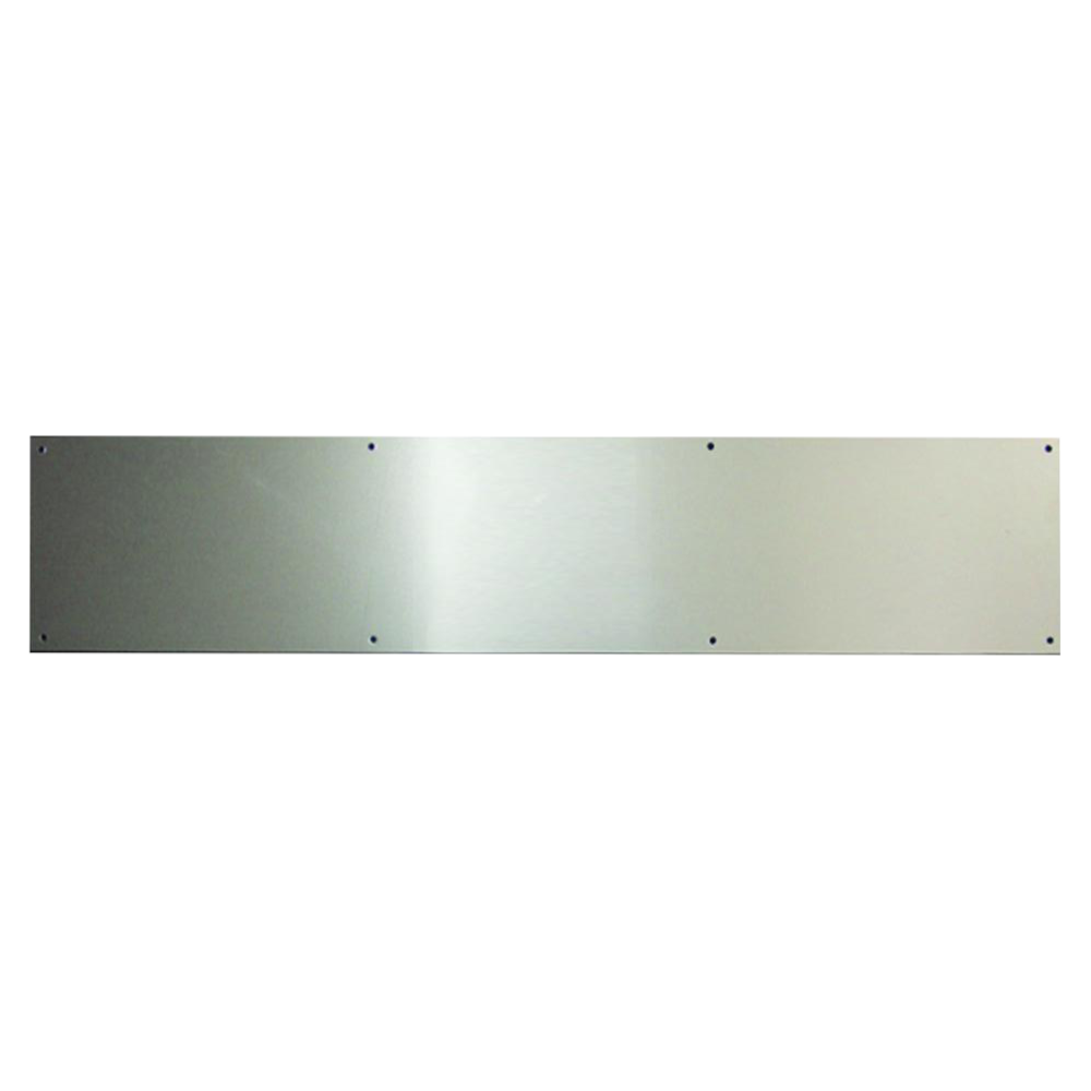 ASEC 760mm Wide Stainless Steel Kick Plate 400mm - Satin Stainless Steel