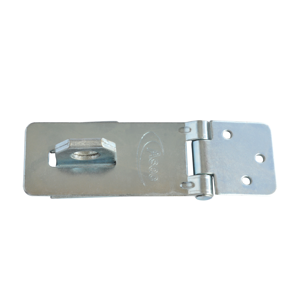 ASEC Galvanised Multi Link Concealed Fixing Hasp & Staple 75mm - Galvanised