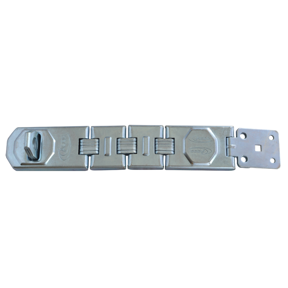 ASEC Galvanised Multi Link Concealed Fixing Hasp & Staple 230mm - Galvanised