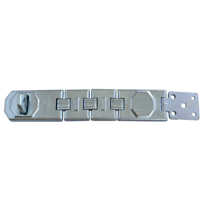 ASEC Galvanised Multi Link Concealed Fixing Hasp & Staple 230mm - Galvanised