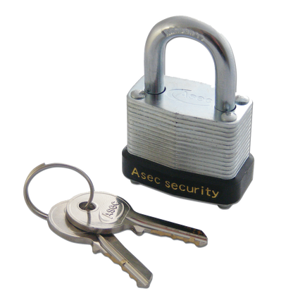 ASEC 787 & 797 Open Shackle Laminated Padlock 30mm Keyed To Differ Pro