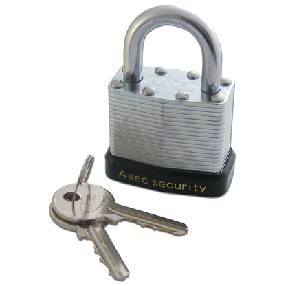 ASEC 787 & 797 Open Shackle Laminated Padlock 40mm Keyed To Differ Pro