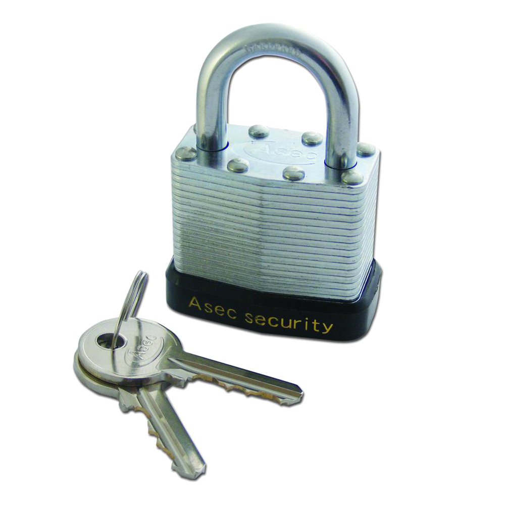 ASEC 787 & 797 Open Shackle Laminated Padlock 40mm Keyed Alike J