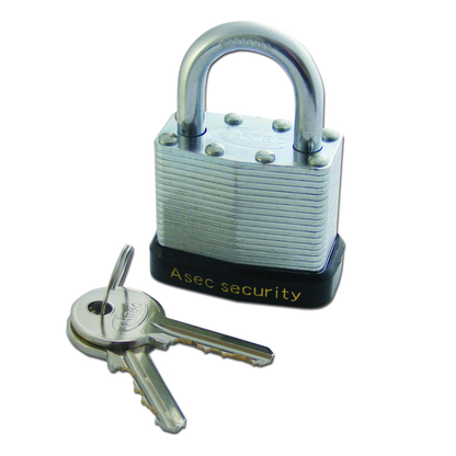 ASEC 787 & 797 Open Shackle Laminated Padlock 40mm Keyed Alike J