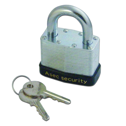 ASEC 787 & 797 Open Shackle Laminated Padlock 50mm Keyed Alike K