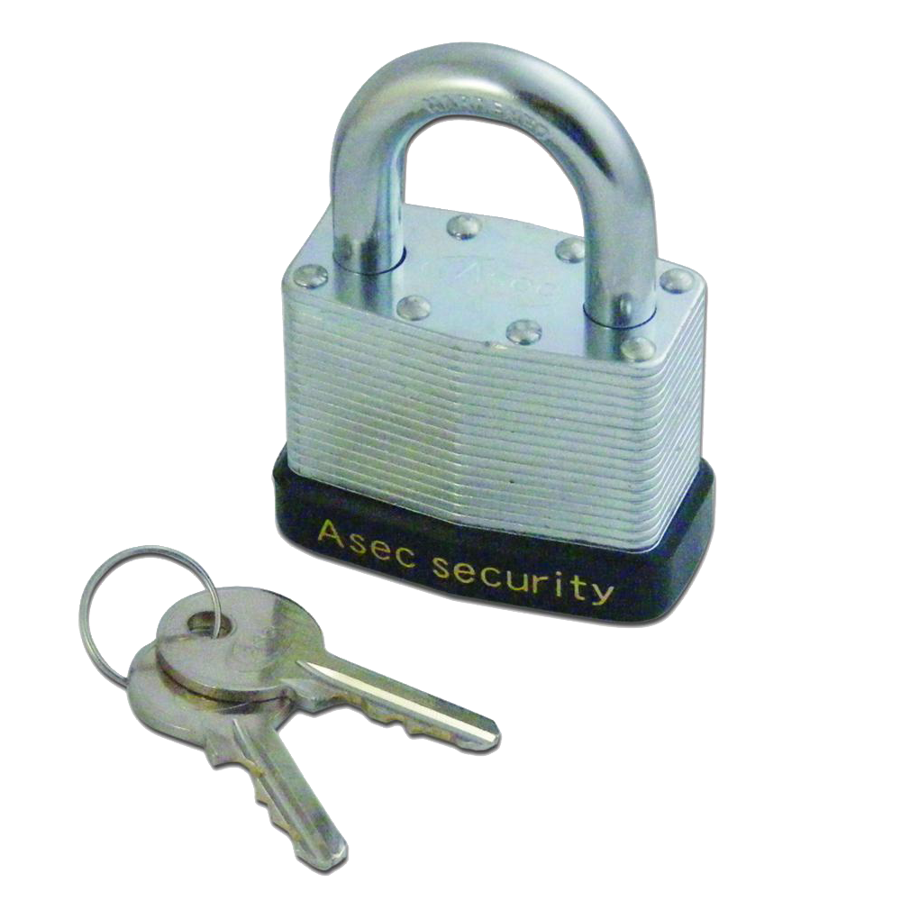 ASEC 787 & 797 Open Shackle Laminated Padlock 50mm Keyed Alike J