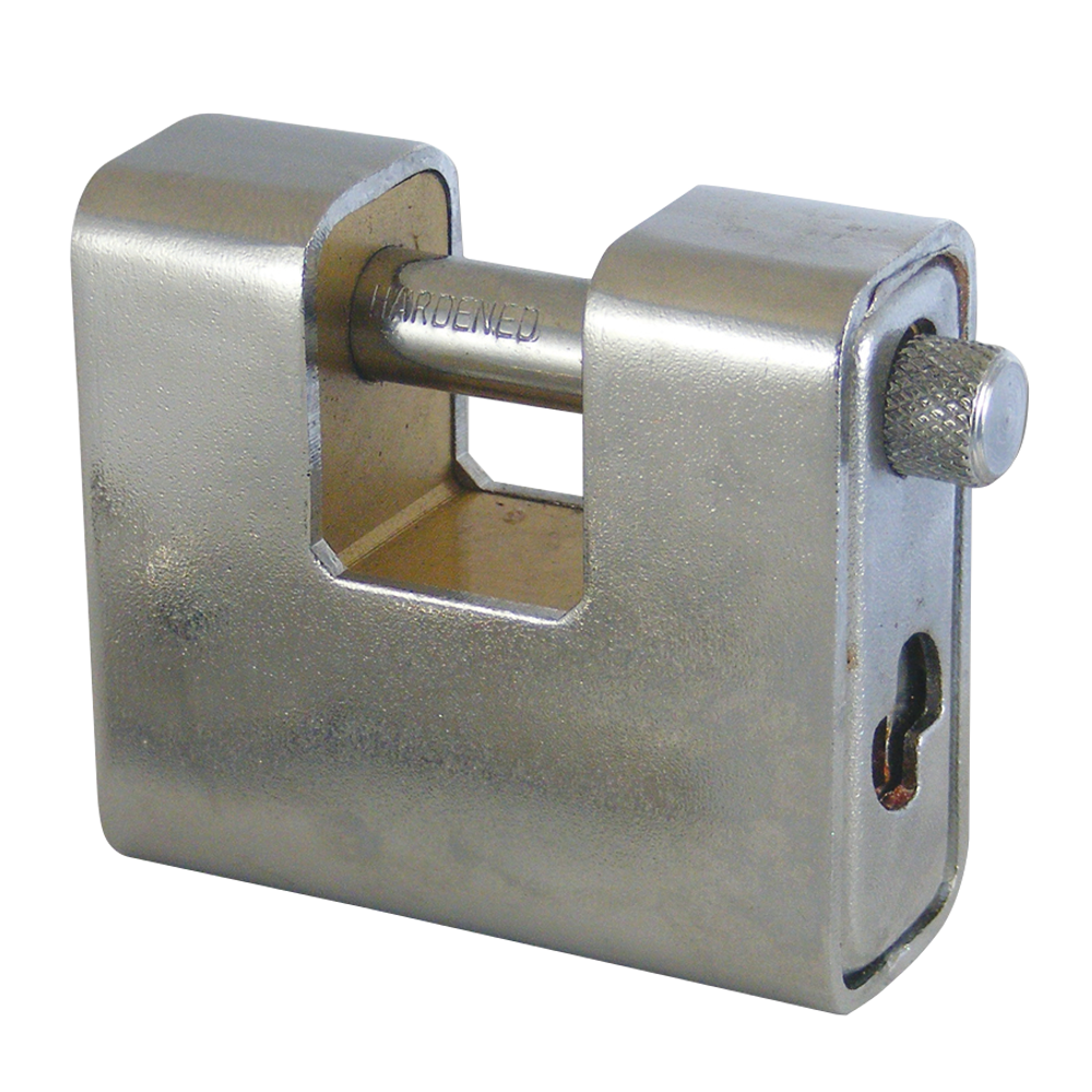 ASEC Steel Sliding Shackle Padlock 60mm Keyed To Differ