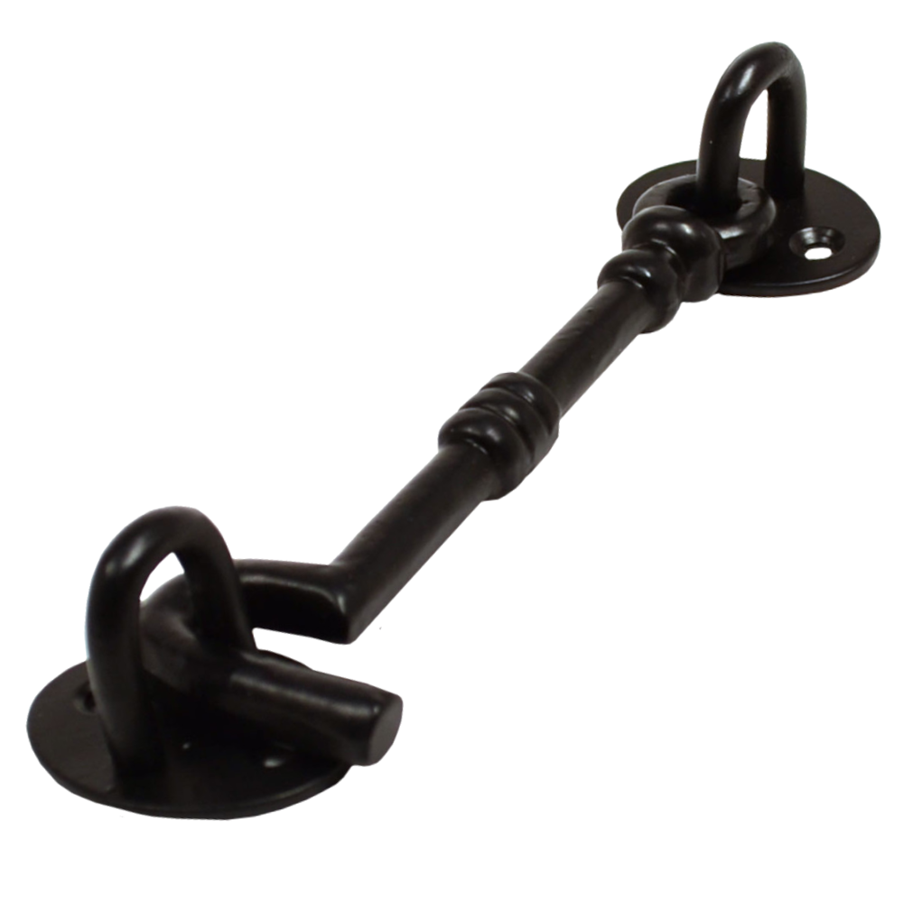 ASEC Black Budget Cabin Hook 150mm - Black