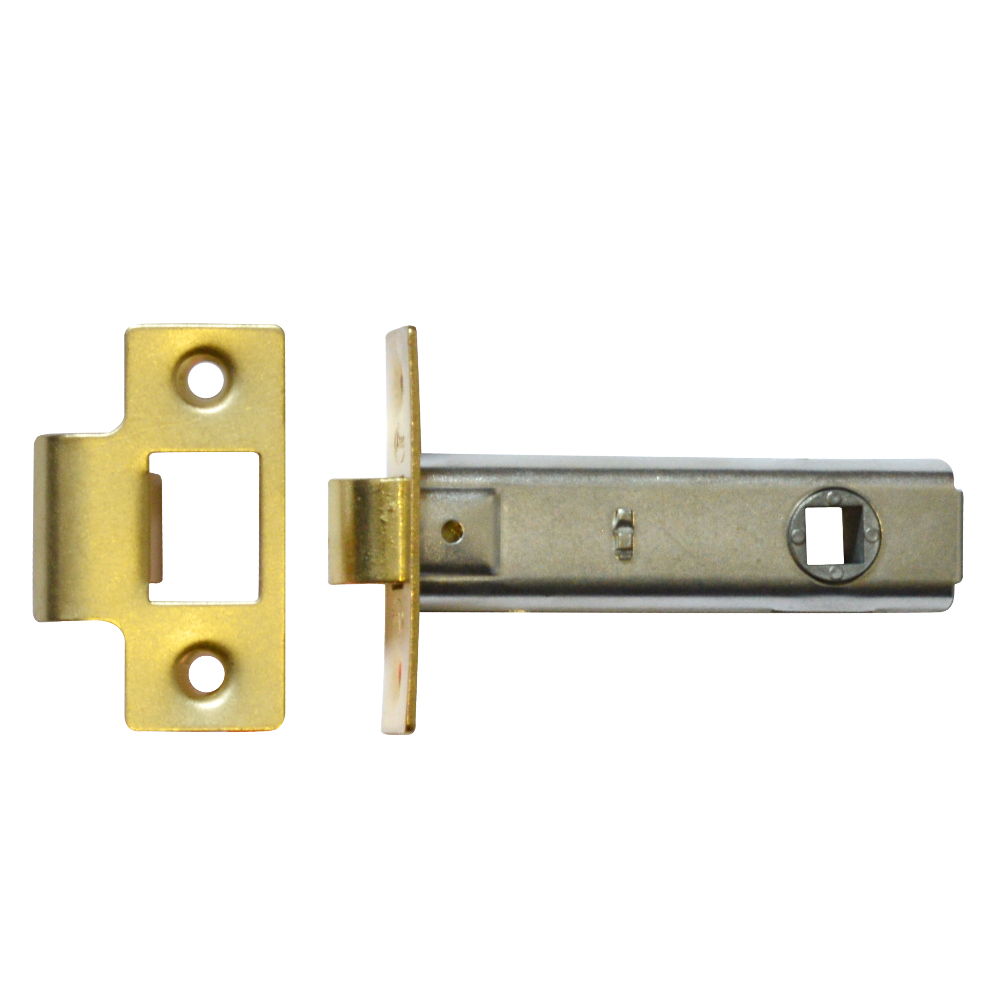 ASEC Tubular Latch 76mm - Electro Brass