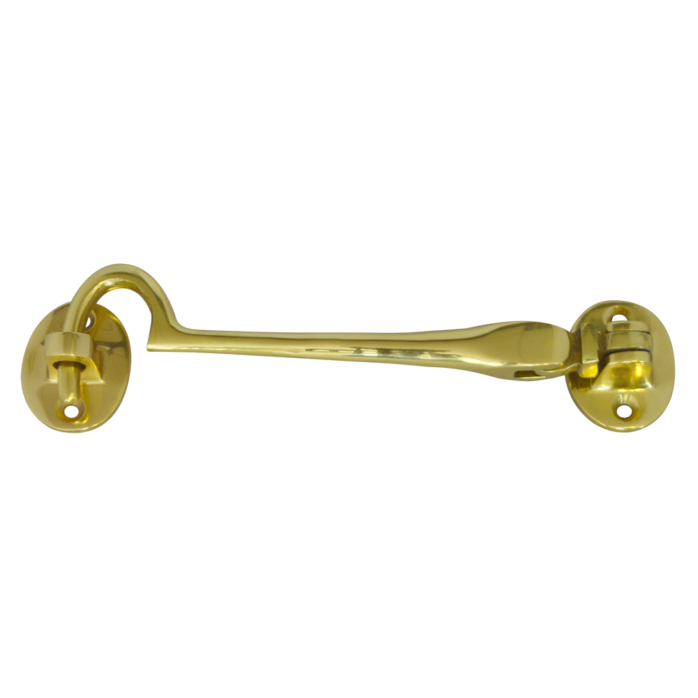 ASEC Brass Cabin Hook 102mm Pro - Polished Brass