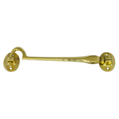 ASEC Brass Cabin Hook 152mm Pro - Polished Brass