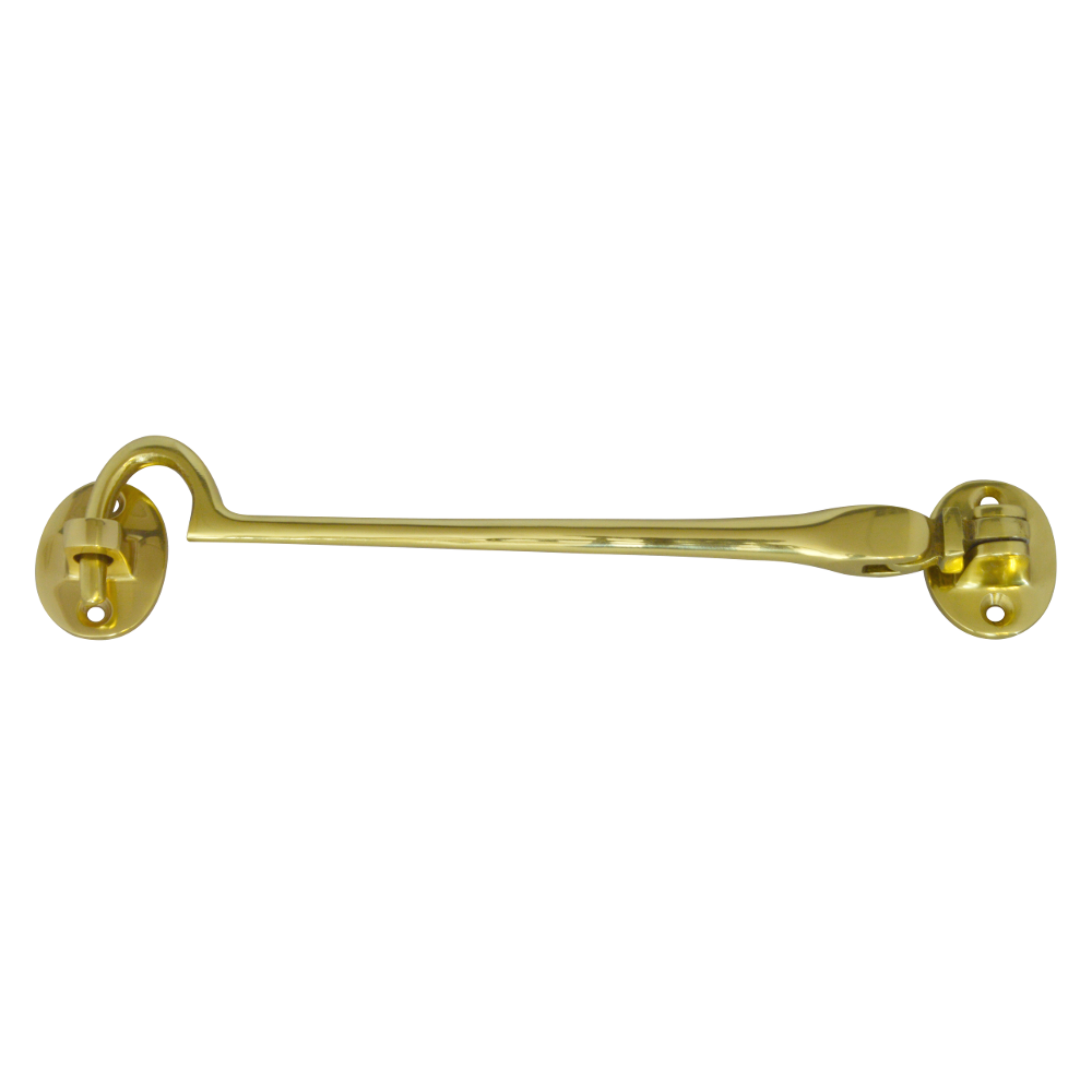 ASEC Brass Cabin Hook 200mm Pro - Polished Brass