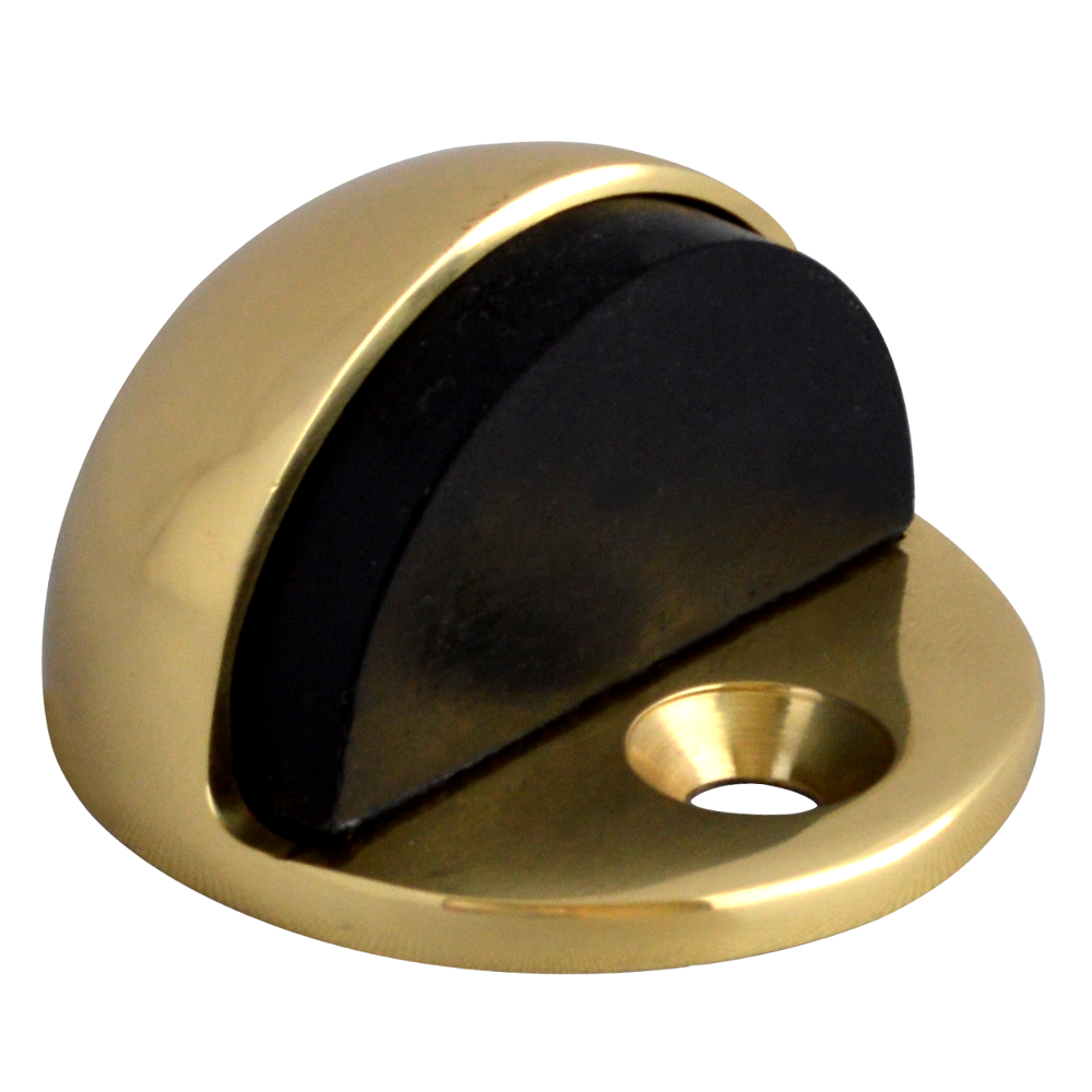 ASEC Oval Floor Door Stop Pro - Polished Brass