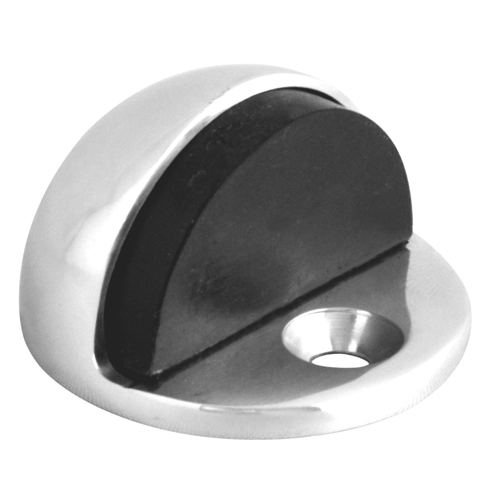 ASEC Oval Floor Door Stop Pro - Chrome Plated