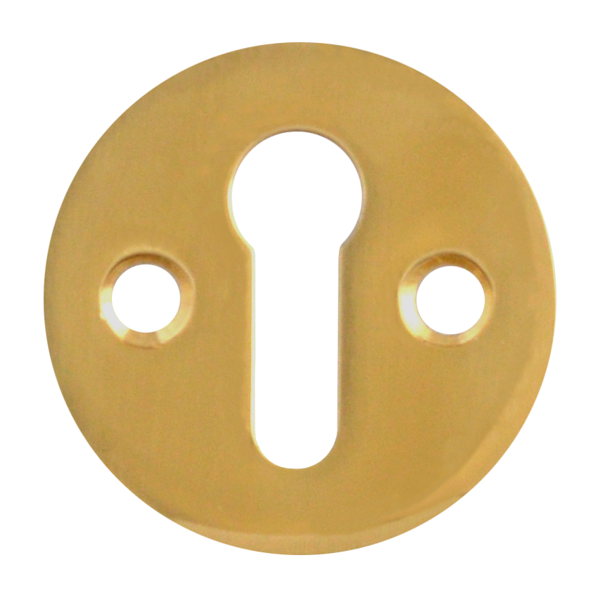 ASEC 32mm Front Fix Escutcheon Standard Pro - Polished Brass