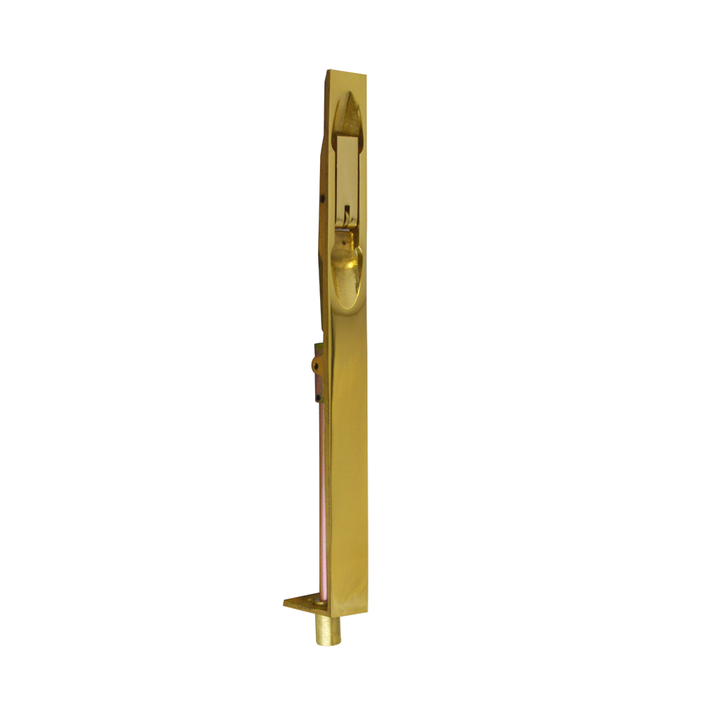 ASEC Lever Action Flush Bolt 203mm Pro - Polished Brass