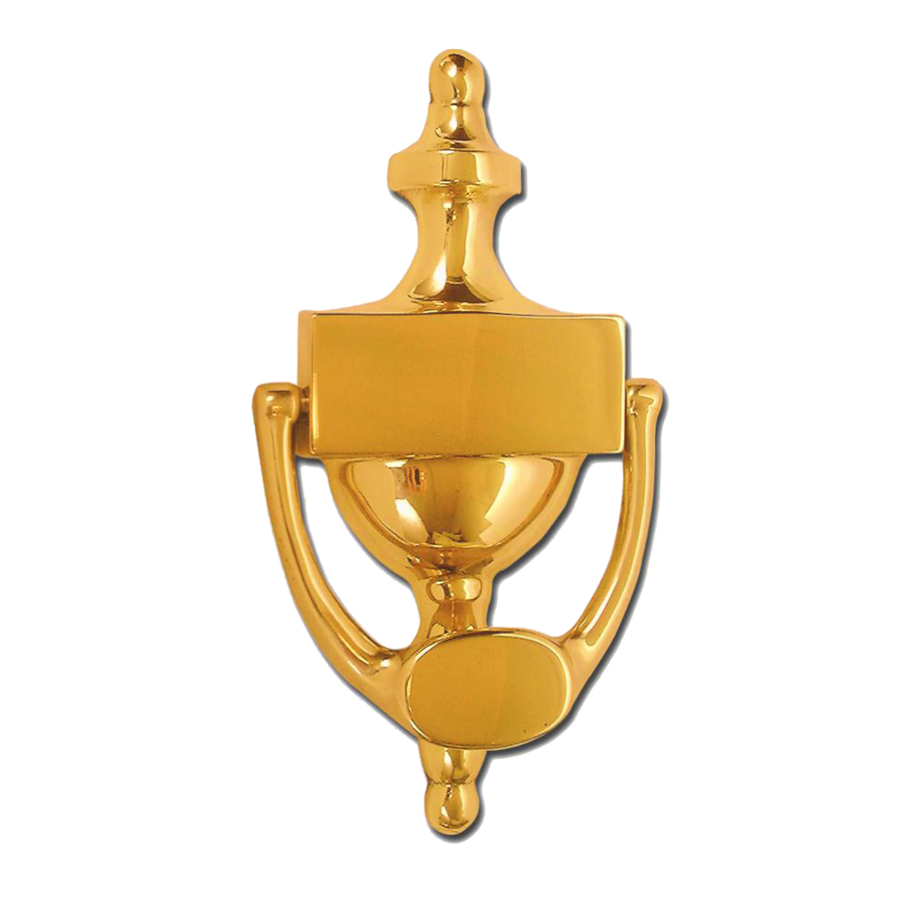 ASEC Victorian Door Knocker Polished Brass