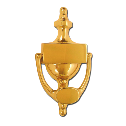 ASEC Victorian Door Knocker Polished Brass