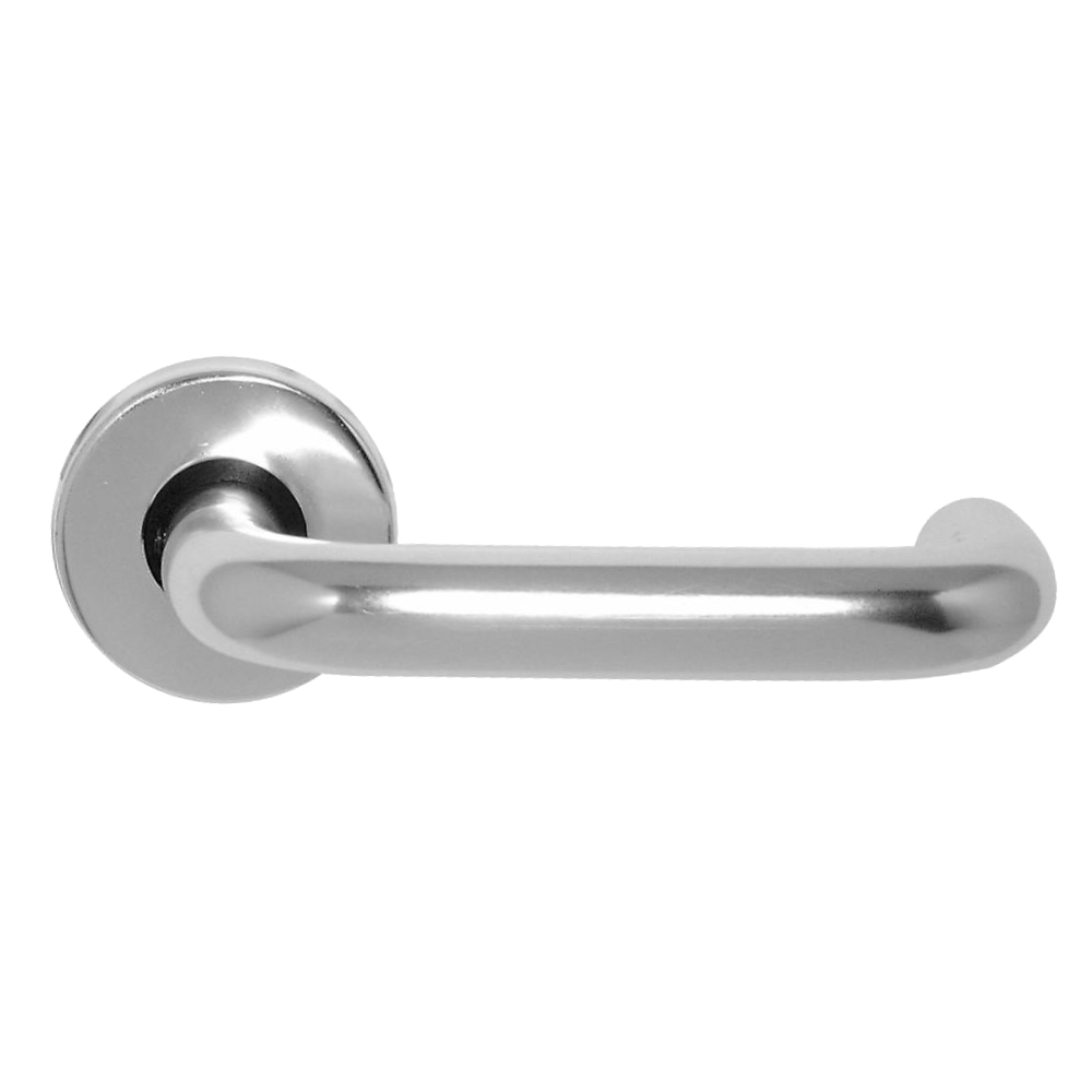 ASEC Round Rose Aluminium Sprung Lever Furniture Anodised Aluminium