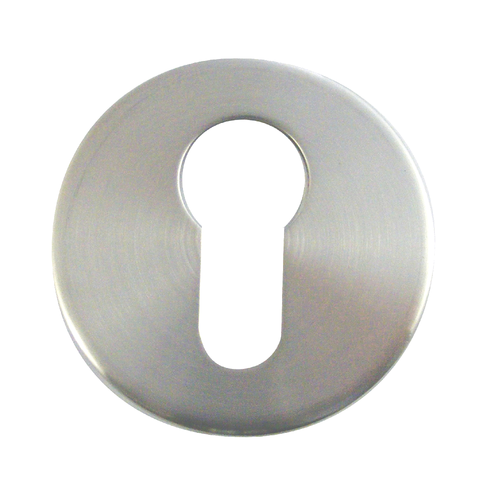 ASEC Stainless Steel Escutcheon 5mm Euro - Satin Stainless Steel