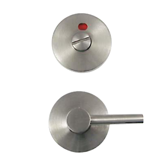 ASEC Disabled Turn Toilet Indicator Bolt Satin Stainless Steel