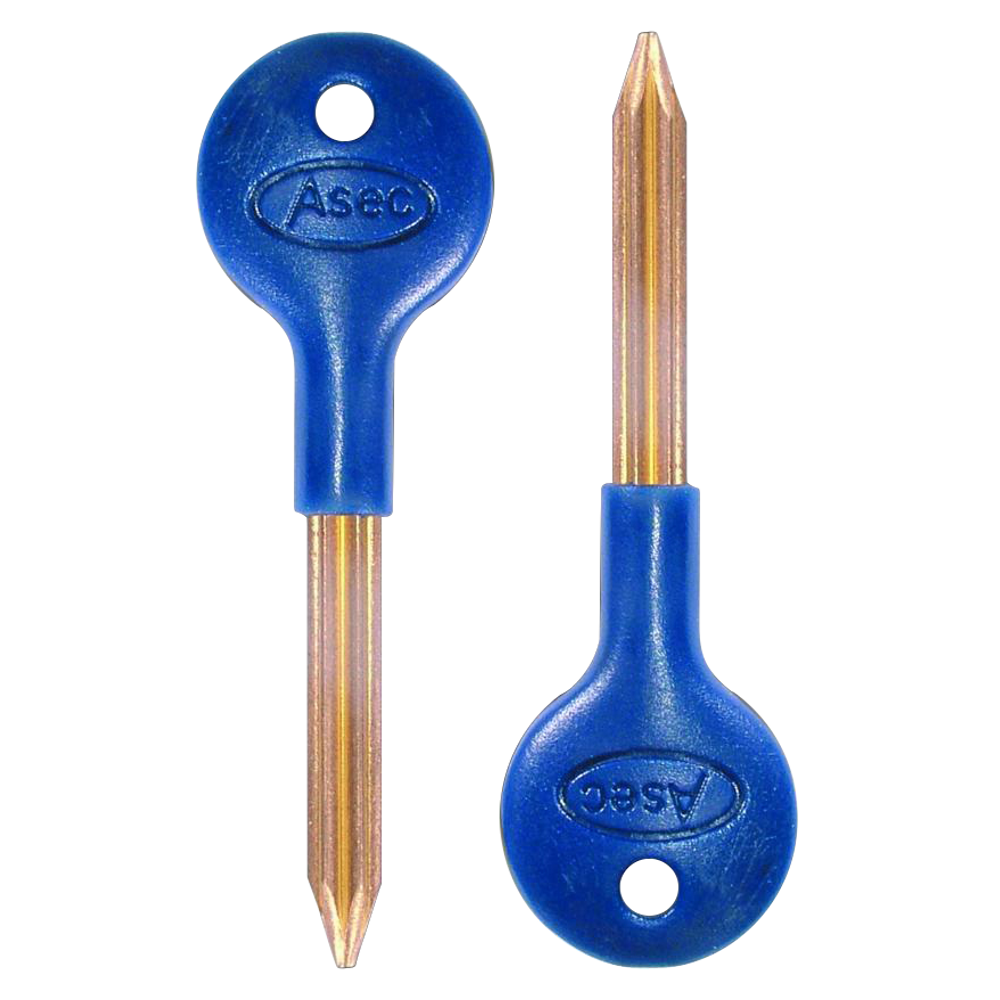 ASEC Door Security Rack Bolt Key 35mm Qty 2