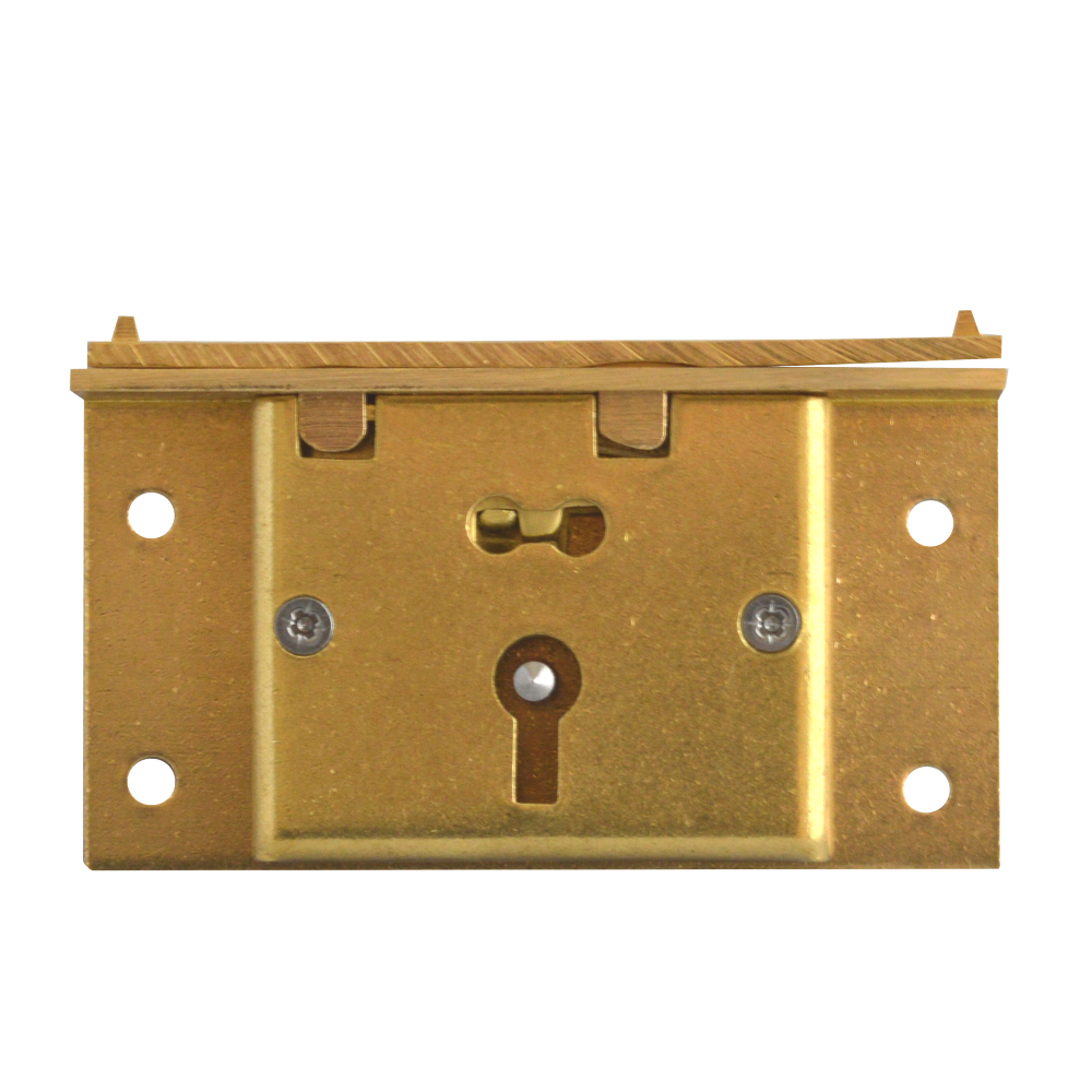 ASEC 48 4 Lever Boxlock 64mm Keyed To Differ Pro - Satin Brass