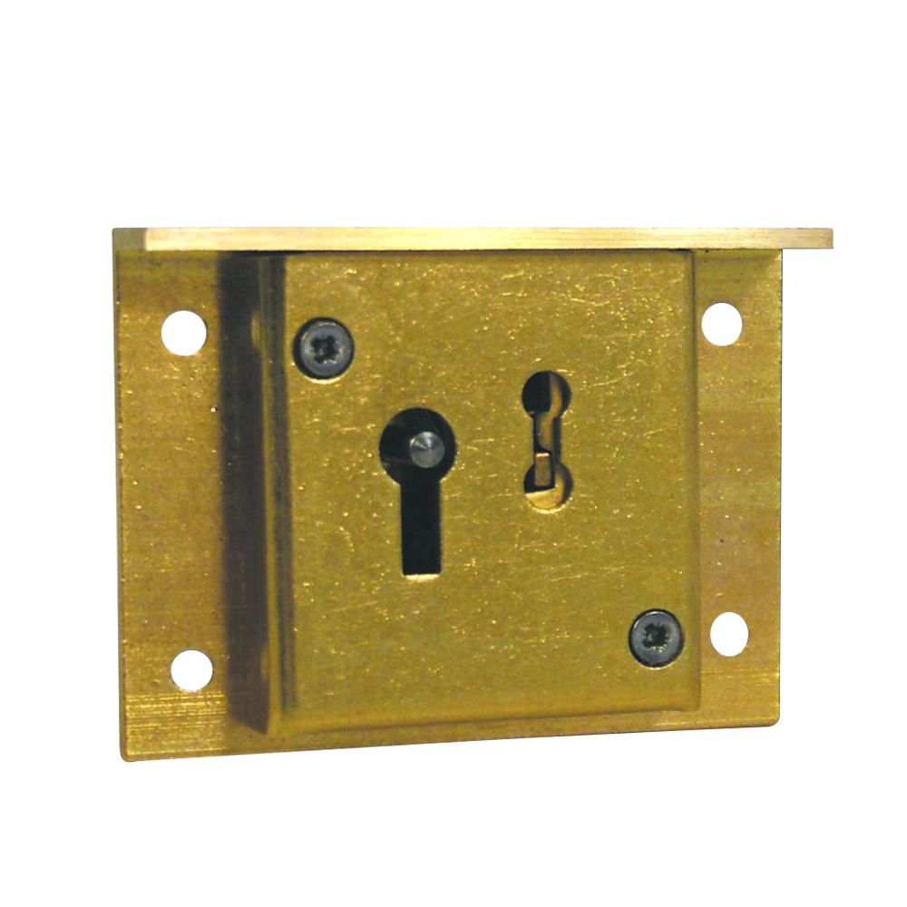 ASEC 2 Lever Till Lock 50mm Keyed To Differ Pro - Satin Brass