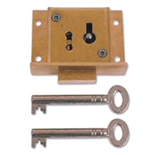 ASEC 41 4 Lever Till Lock 50mm Keyed Alike Pro - Satin Brass