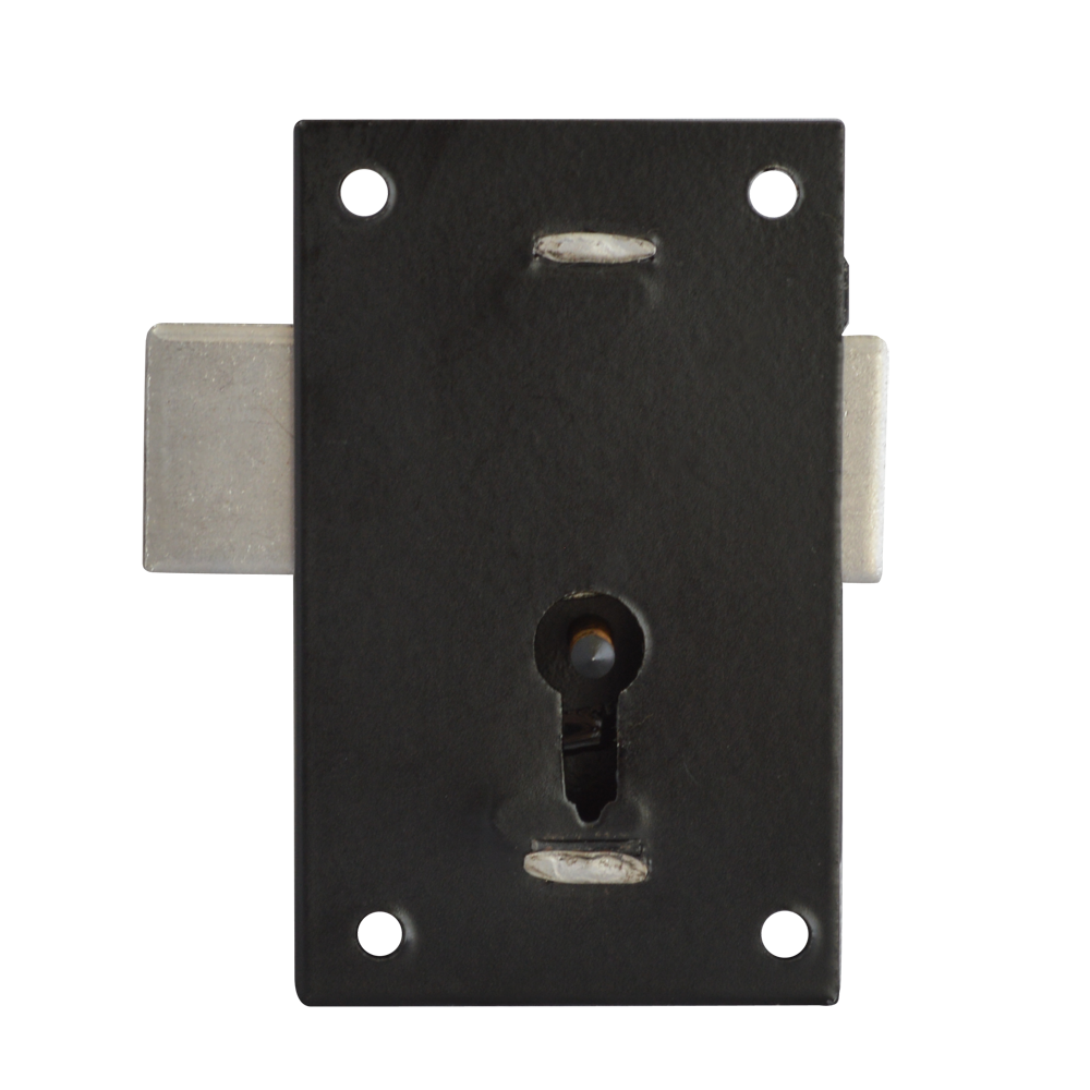 ASEC 150 1 Lever Straight Cupboard Lock 57mm Keyed Alike Pro - Black