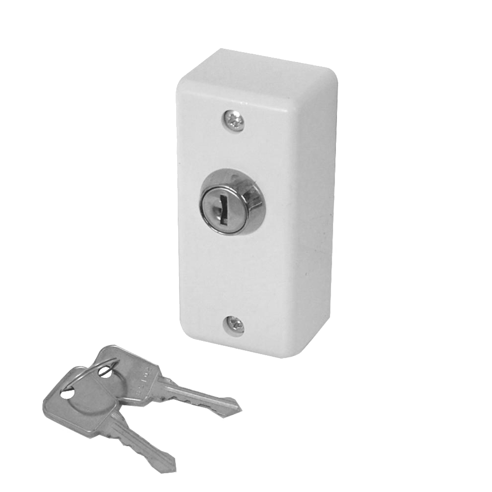 ASEC Narrow Style Key Switch White