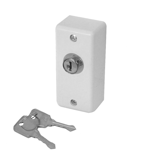 ASEC Narrow Style Key Switch White