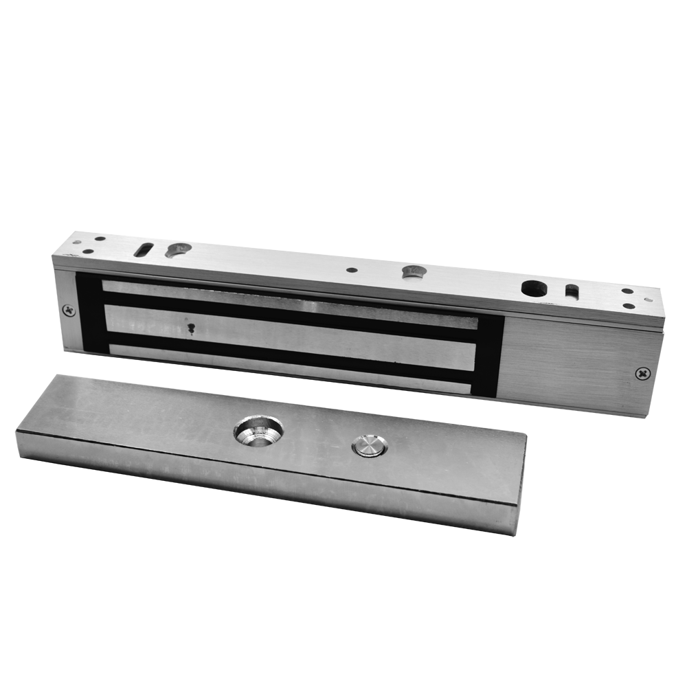 ASEC Slim Line Single Magnet Monitored - Satin Anodised Aluminium