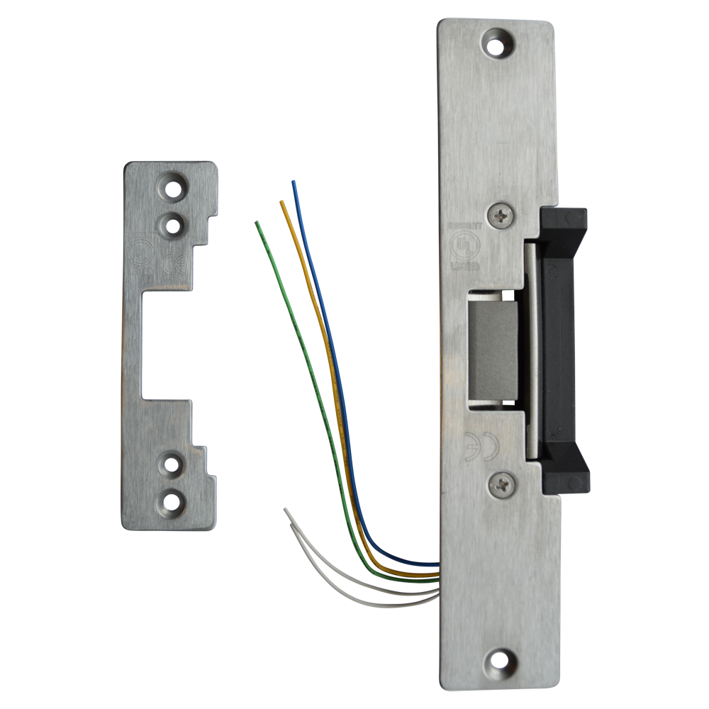 ASEC ANSI Mortice Release 12VDC F/L & F/U MON - Stainless Steel