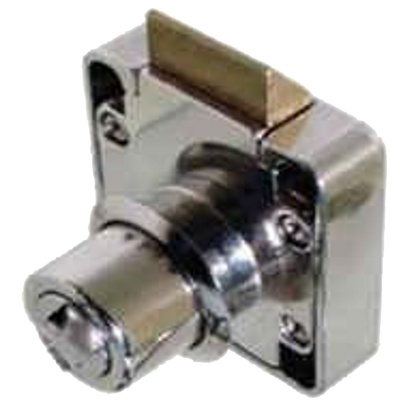 ASEC Spring Bolt Cylinder Till Lock Keyed To Differ Tubular Key - Satin Chrome