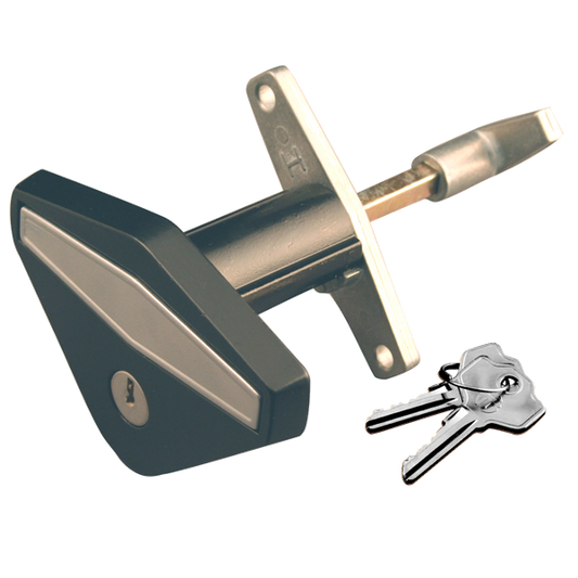 STARFLEET STAR0045 Anti-Vandal Garage Door Lock Black