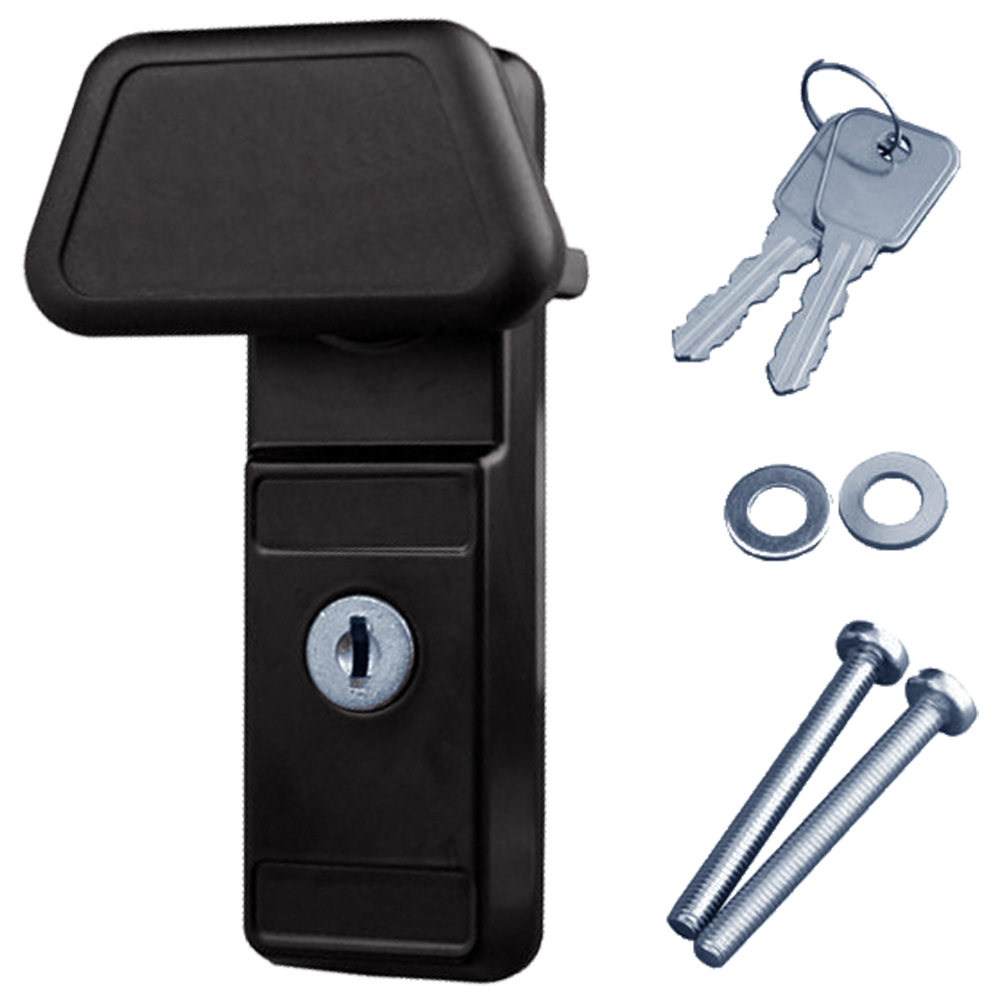 CARDALE CAR0065 Eurolock Complete Garage Door Handle Black