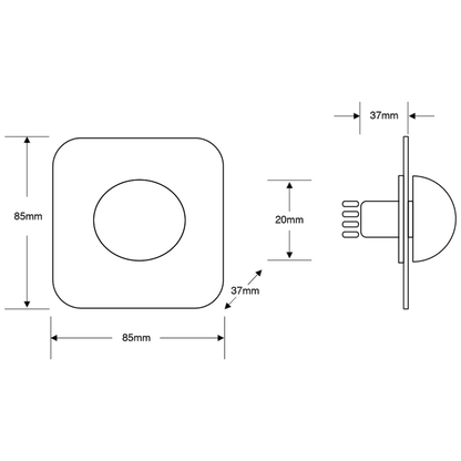 ASEC Red Dome Panic Button