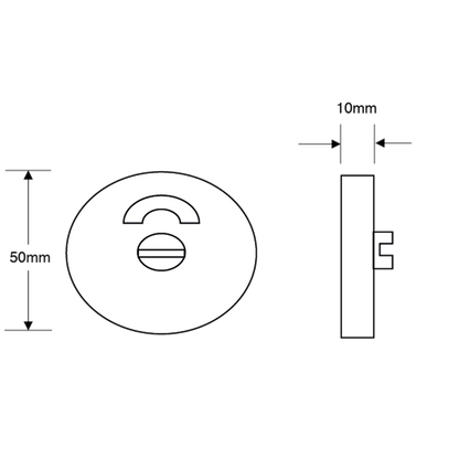 ASEC 10mm Stainless Steel Toilet Indicator Set