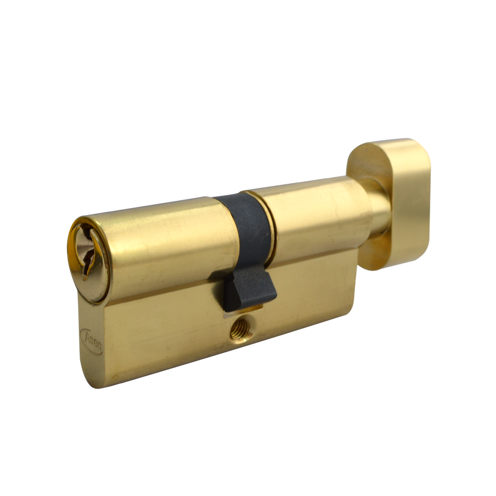 ASEC 5-Pin Euro Key & Turn Cylinder